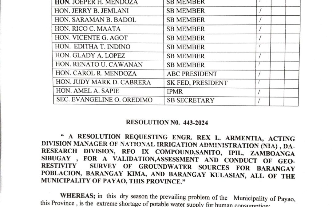 Resolution No. 443-2024