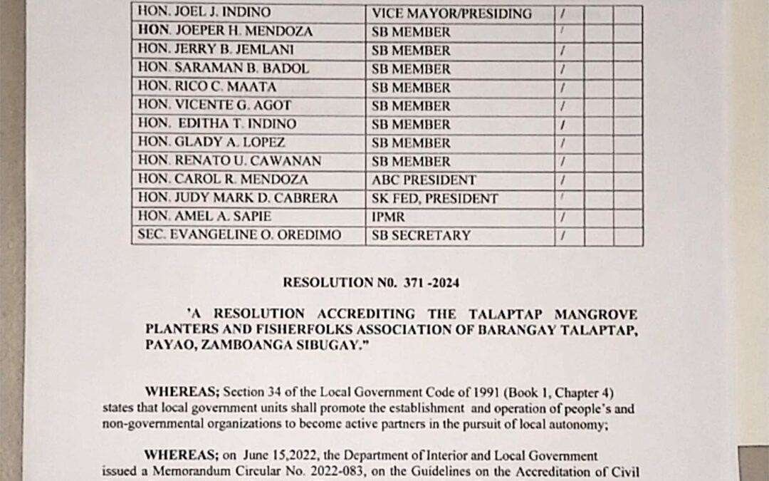Resolution No. 371-2024