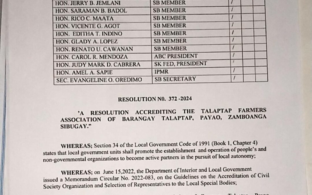 Resolution No. 372-2024