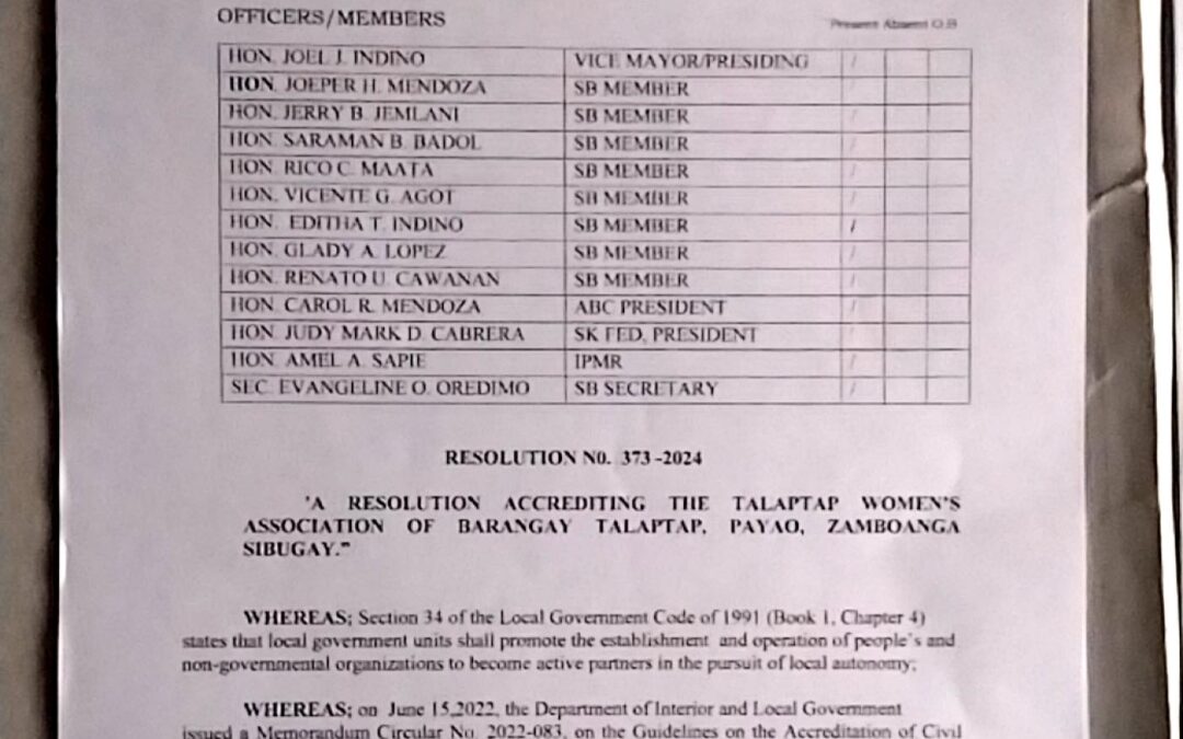 Resolution No. 373-2024