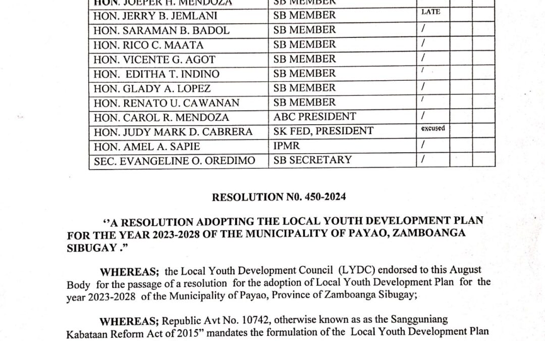 Resolution No. 450-2024